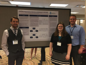 Photo from MPA conference in front of a research poster
