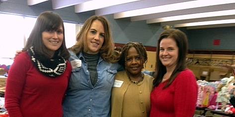 MSP volunteers at the HAVEN event (from left): Candi Wilson, Heather Rigby, Dondi Browner, Amanda Ming. Not pictured: Evisa Cuko, Patti Gallino, and Marjie Scott.