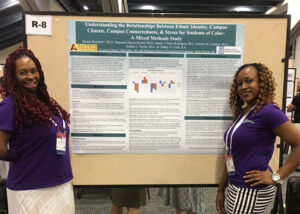 Students presenting at APA conference in 2019.