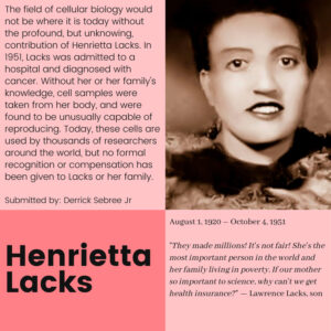 IDEA graphic for Henrietta Lacks
