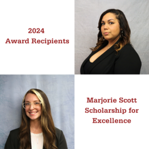 Headshots of Ashley and Rebecca the 2024 MSSE award recipients