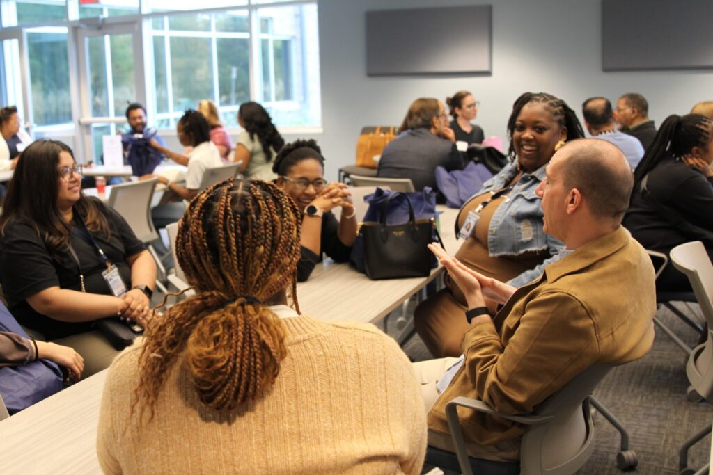 Dr. Lotfi meeting with new MA students